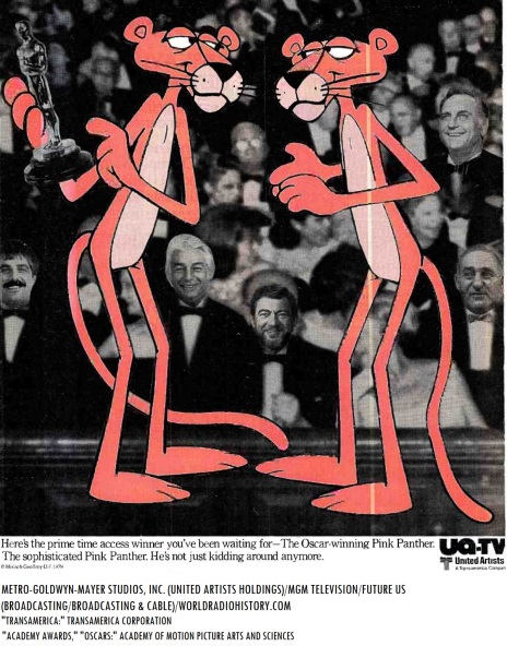 1979_United_Artists_Television_Syndication_Ad_De_Patie_Freleng_Mirisch_UA_Pink_Panther_Animated_Cartoons