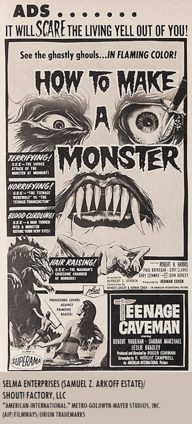 Orig_1958_American_International_Proof_Ad_How_To_Make_A_Monster_It_Came_From_Outer_Space
