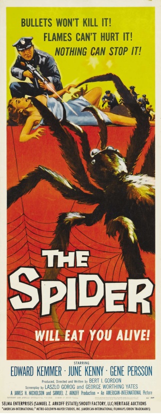 Original_1958_American_International_Theatircal_Poster_Art_The_Spider