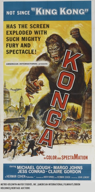 Original_1961_American_International_Theatrical_Poster_Art_Konga