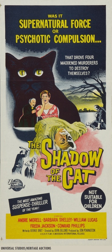 Original_1961_Universal_Studios_Australian_Theatrical_Poster_Art_The_Shadow_Of_The_Cat_Hammer_BHP